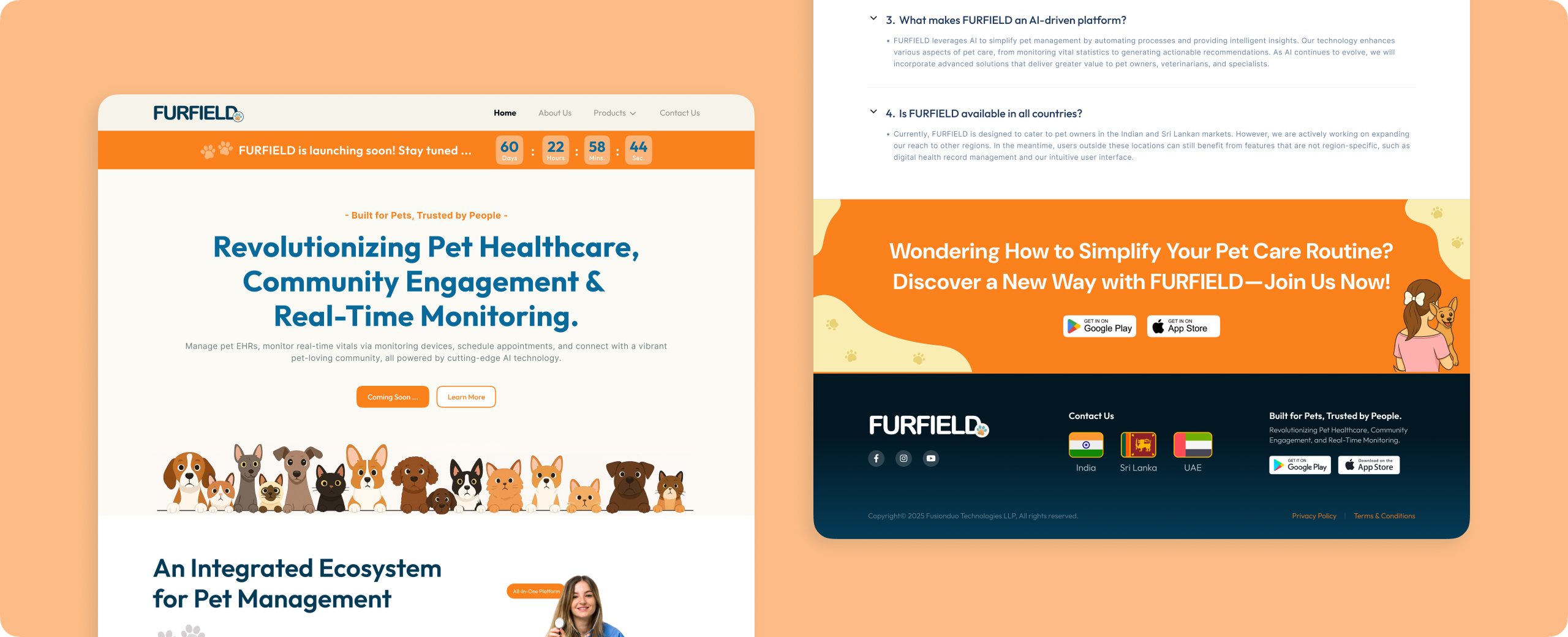 FURFIELD - Pet Care Ecosystem screenshot 1