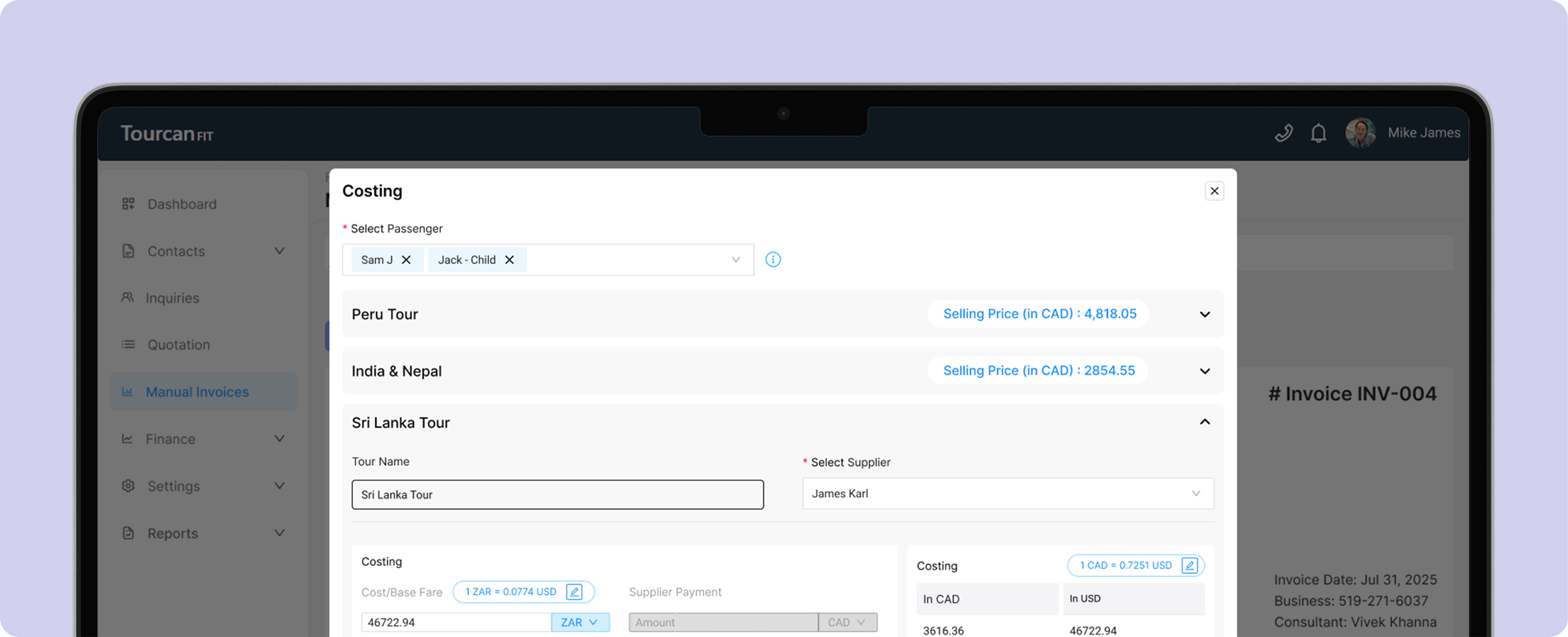 Tourcan screenshot 4
